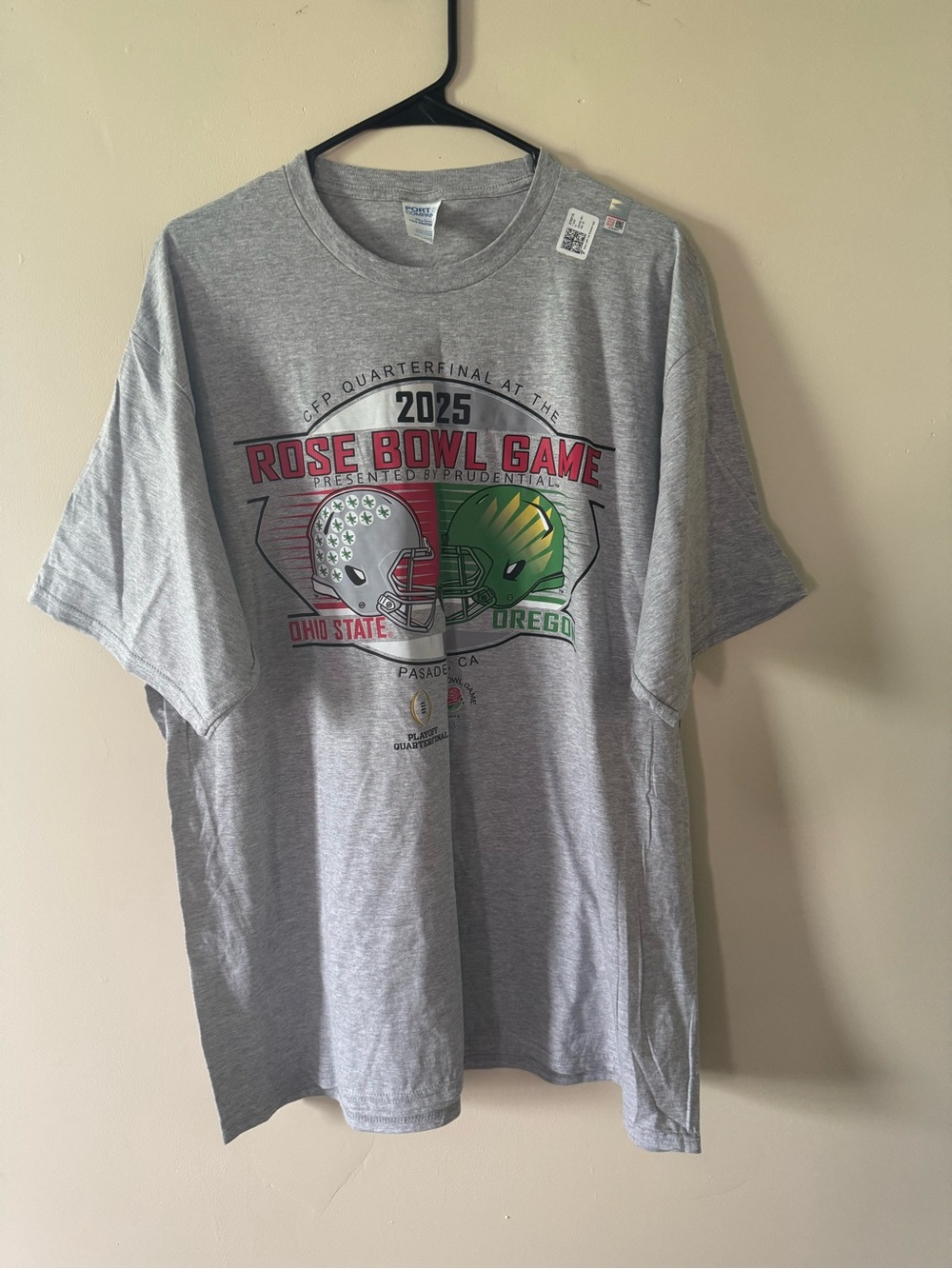 NWT Ohio State Rose Bowl 2025 Tee 2XL Port & Company CFP Playoff Shirt